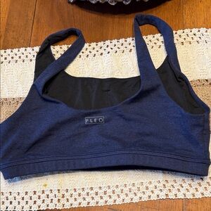Fleo Deep Blue Athletic Bra